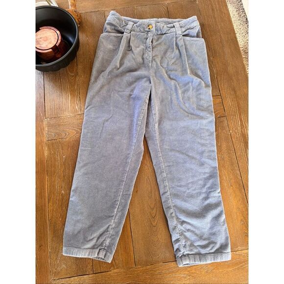 Madeleine Pants - Madeleine Blue Corduroy Pants Size 14